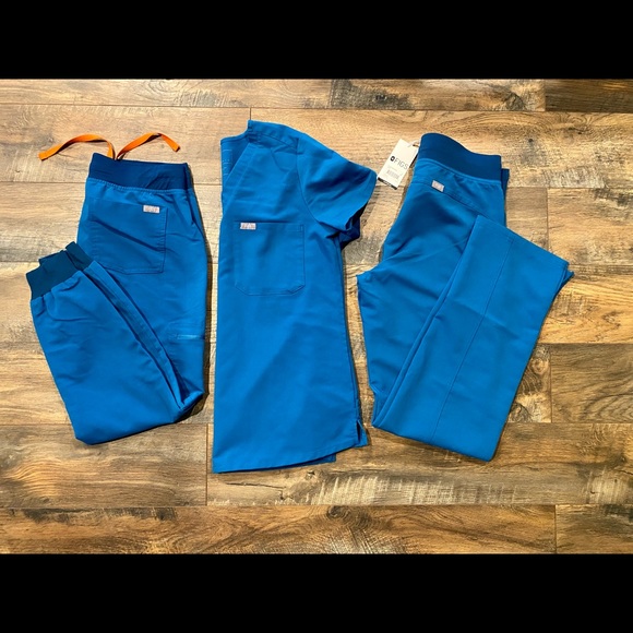 Women’s Figs Scrub Bottoms - Alps Blue - Picture 5 of 5